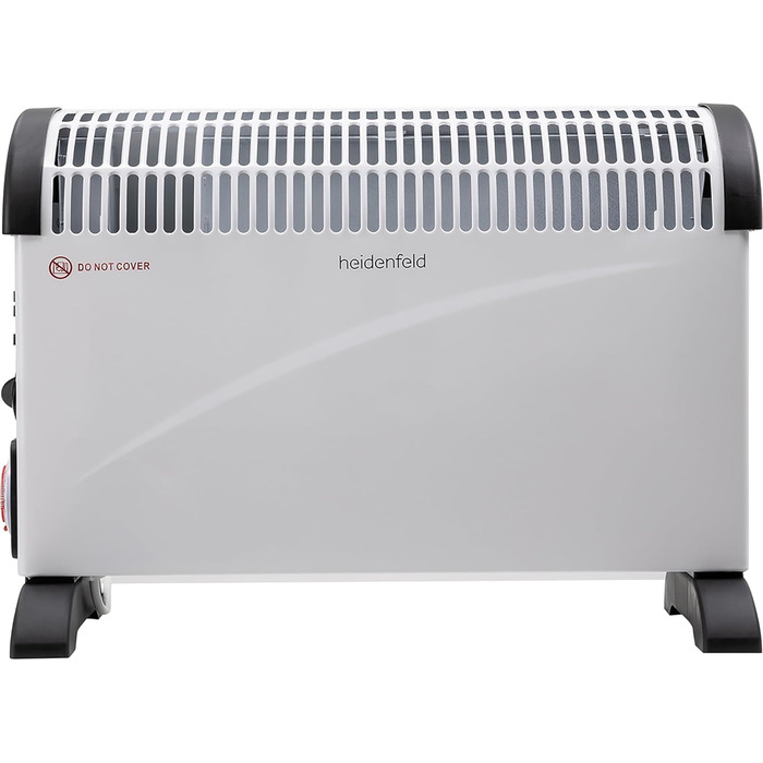 Електричний конвекторний обігрівач Heidenfeld HL200 Конвекторний обігрівач потужністю 3 Вт - 2000 Вт - конвектор - термостат - захист від замерзання - електричний обігрівач - опалення - вентиляторний обігрівач - до 25 м (з турбонаддувом)