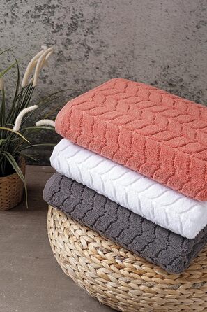 Набір розкішних жакардових рушників BAGNO MILANO 100 турецька бавовна Швидковисихаючий без ГМО Ультра м'який плюш і поглинач Розкі