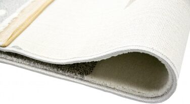 Дитячий килимок ігровий килимок дитячий килимок дівчинка з серцем зірка рожевий кремовий сірий розмір 140x200 см 140x200 см рожеви