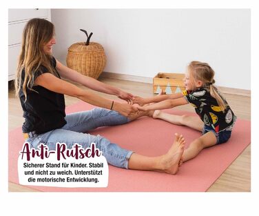 Протиковзкий килимок для повзання Килимки Oeko-Tex Грати в Mat Baby Розмір 120х120см (120х120 см (1 упаковка), слива)