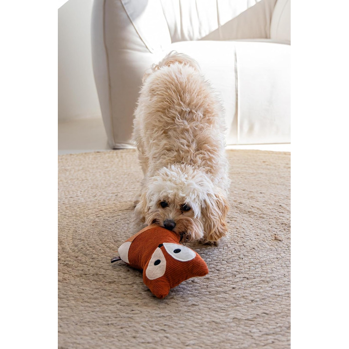 Розроблено Lotte Dog Toy L помаранчева лисиця Vido 25,5 см