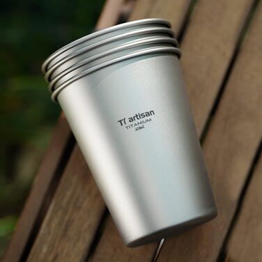 Пивна кружка SPORTARC 320 мл, що штабелюється, багаточашкова, кухоль для чаю та кави для використання на свіжому повітрі, кемпінгу, походів, пікніка, домашнього використання