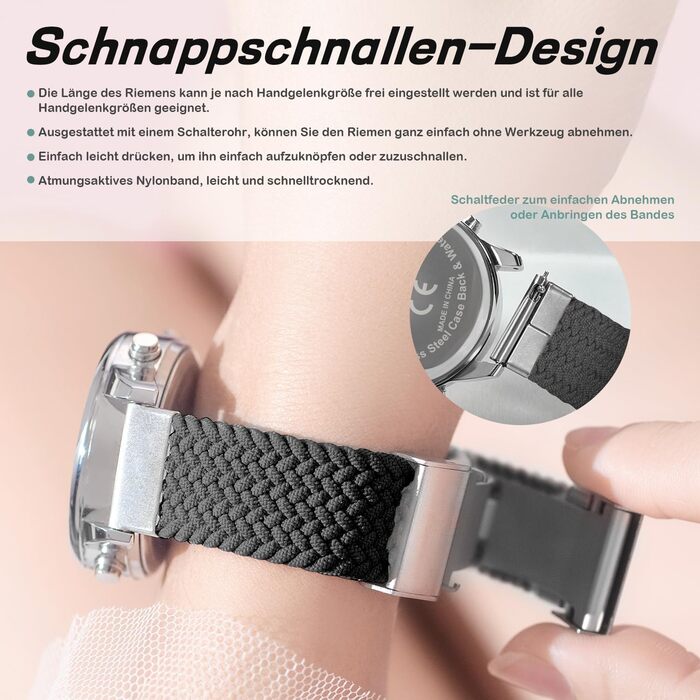 Крокомір для жінок, фітнес-трекер для ходьби, водонепроникний спортивний годинник, лічильник калорій, наручний годинник з великим цифровим дисплеєм, для пенсіонерів, жінок та людей похилого віку, зелений