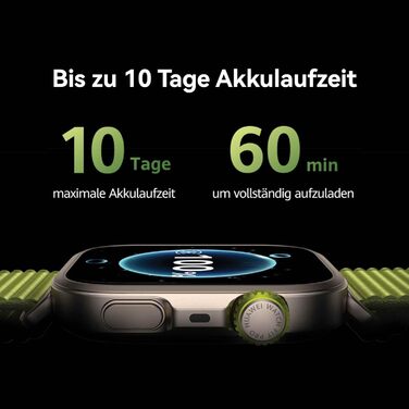 Розумний годинник HUAWEI Watch FIT 4 Pro, для спорту на свіжому повітрі професійного рівня, сапфірове скло та титан, до 10 днів роботи від акумулятора, ЕКГ, легкий спортивний годинник, сумісний з Android та iOS, синій WATCH FIT 4 Pro синій