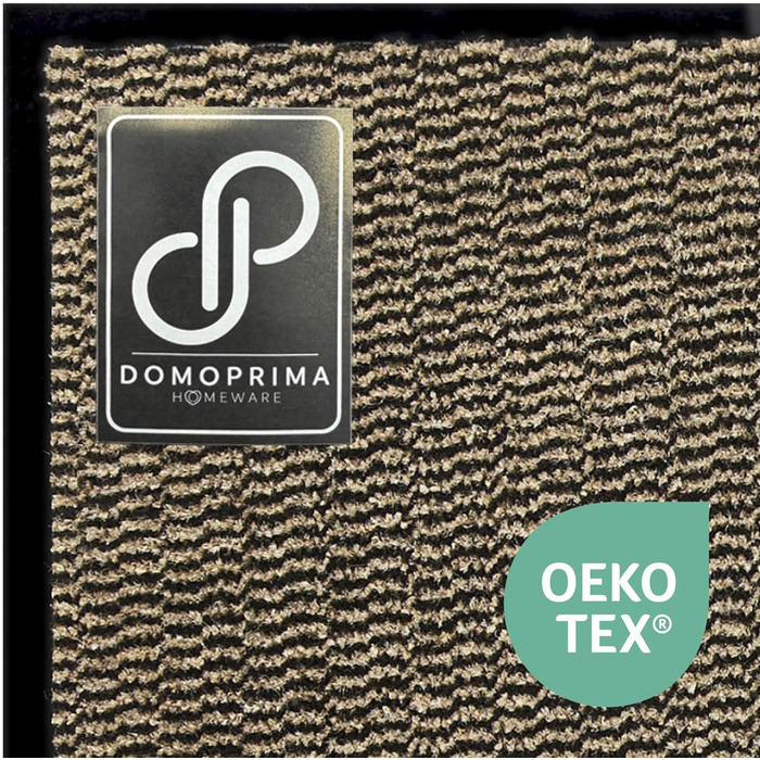 Килимок для бруду 90x150 см Коричневий меланж Комерційна якість Килимок без запаху для внутрішнього та зовнішнього використання Нековзний атмосферостійкий килимок для вхідної зони Килимок для очищення 90 x 150 см (прямокутний) Коричневий меланж