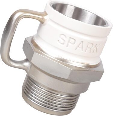 Кухоль із свічками запалювання, іскри, кавова кружка, дорожній посуд, механічний ентузіаст, подарунок, автомобіль