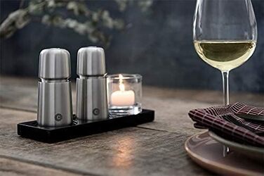 З керамічним подрібнювачем - Поставляється в красивій подарунковій коробці для гурмана (168 мм, нержавіюча сталь) - ука 168 мм (1 упаковка) нержавіюча сталь