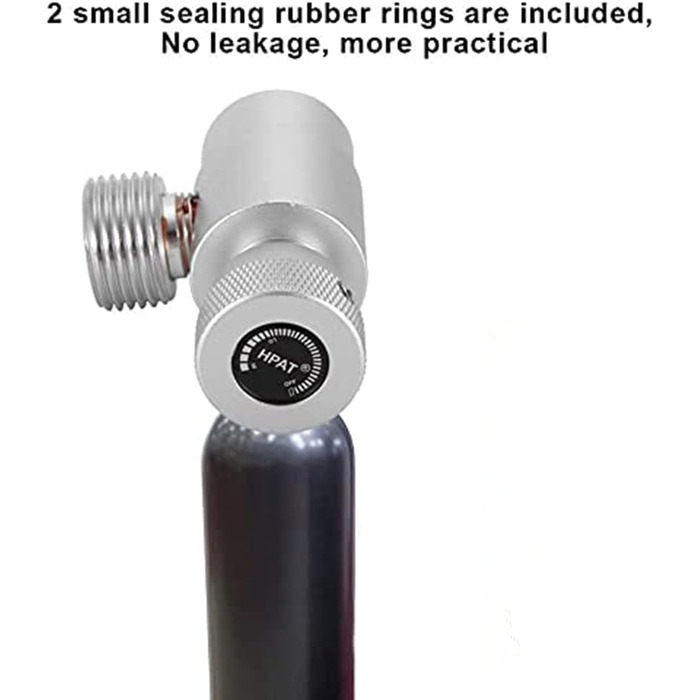 Балон CO2 Наповнення бака CO2 Заправний бак CO2 TR21-4 до W21.8 Комплект для підключення редуктора тиску в циліндрі для набору адаптерів для заправки Бак Підключення пляшки Homebrew Kit (срібний адаптер без лічильника)