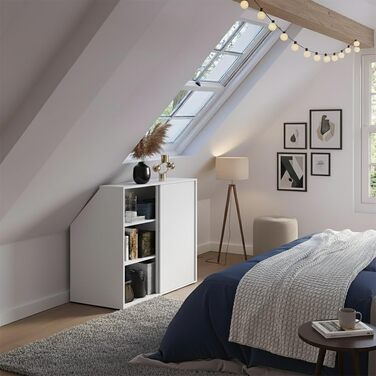 Шафа VDD з похилою стіною в спальні на мансарді шафа для похилих стін