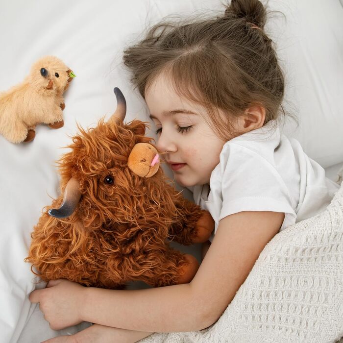 Набір плюшевих іграшок OUOZZZ, гірська корова з телятами, 5 шт