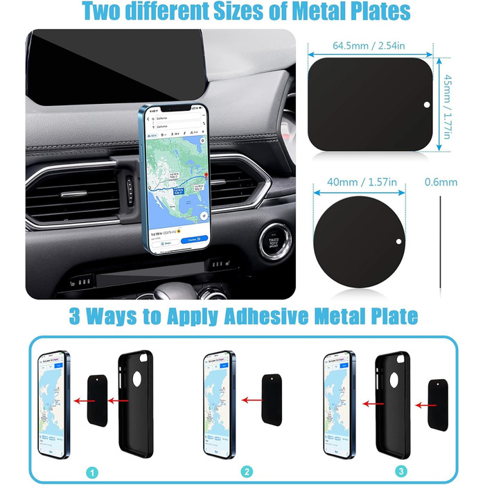 Автомобільний тримач для мобільного телефону з вентиляційним отвором Тримач для мобільного телефону Автомобільне кріплення для Maz