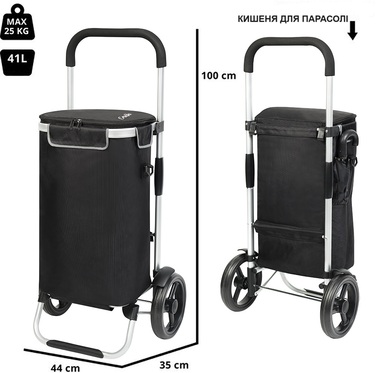 Cумка-візок ShoppingCruiser Allround Black (650064)