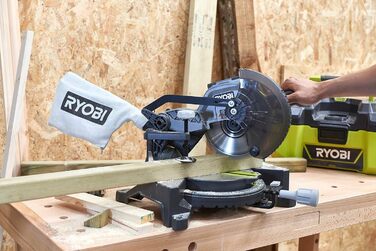 Пила торцювальна Ryobi EMS190DC 18V ONE 190 мм (тільки корпус)