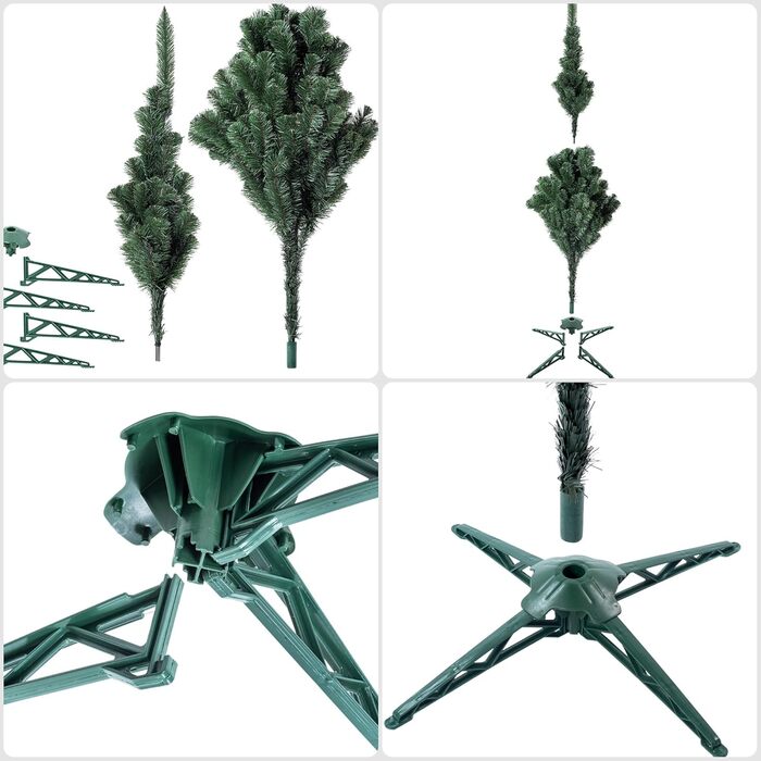 Штучна ялинка з підставкою 155 см KADAX