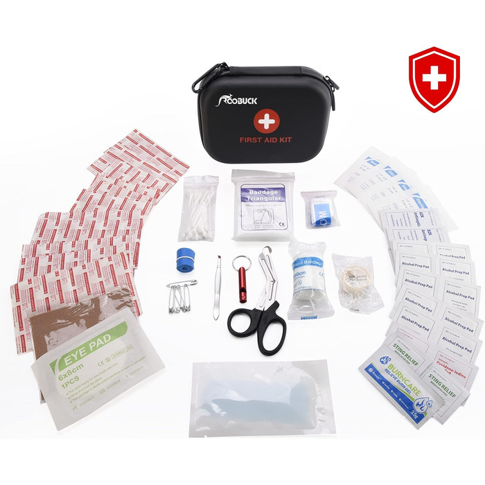 Аптечка, аптечка першої допомоги, сумка першої допомоги для сім'ї, для надання першої допомоги в приміщенні, на вулиці, портативна