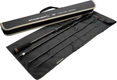 Вудка Savage Gear SG2 Medium Game Travel Rod, Вудки, Спінінгові вудки, Хижак, Щука, Окунь, Форель, Судак, Унісекс, Чорна, 2,69 м 15-45 г