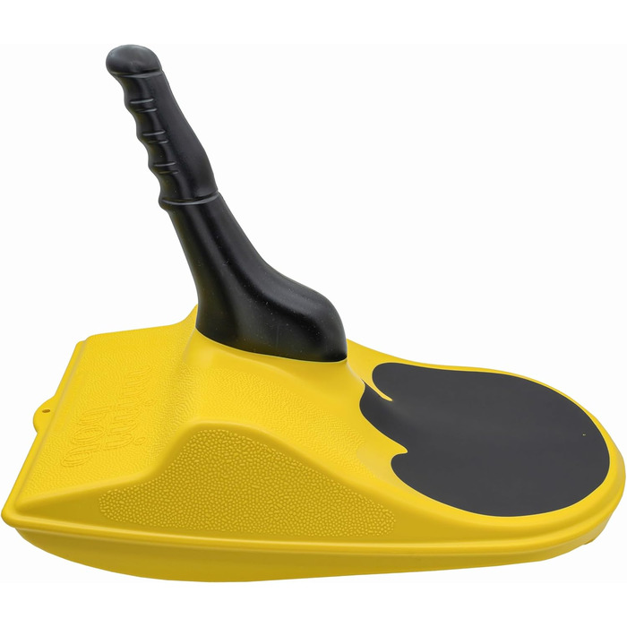 Дитяча пластикова шапка на зиму жовта