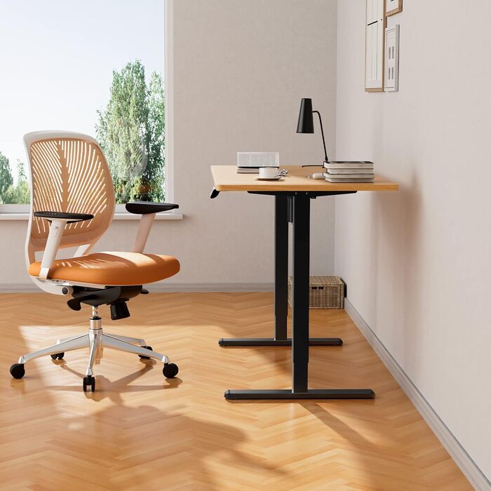 Каркас столу ErGear з регульованою висотою та 4 налаштуваннями пам&39яті, регульовані по висоті ніжки столу, ергономічна основа для столу стоячи, лише каркас, чорний