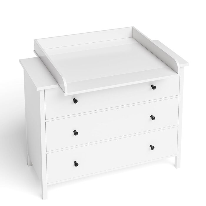 Насадка для пеленального столика BELLABINO Oti Насадка для пеленального столика для комодів Malm, Hemnes, Nordli високоякісна насадка для пеленального столика білого кольору стандарт 10 x 74 x 80 см