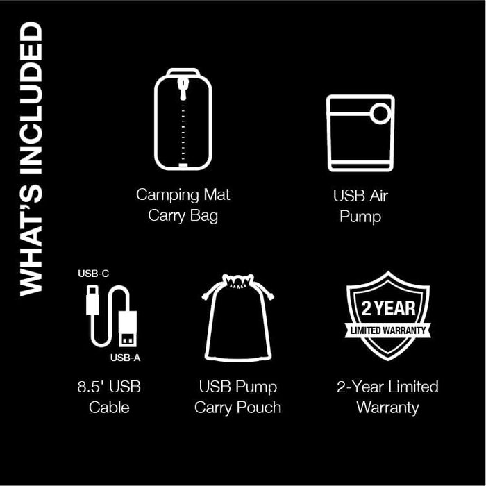 Матрац Intex TruAire TPU Luxury для кемпінгу 64011E Fiber-Tech - ламінат, стійкий до проколів - повітряний насос QuickFill USB - вантажопідйомність 136,1 кг - розмір Twin Blue Twin