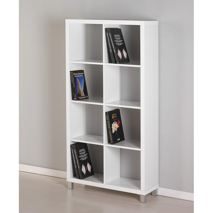 Комплект шафи Kubox - полиця, 8 відділень, білий