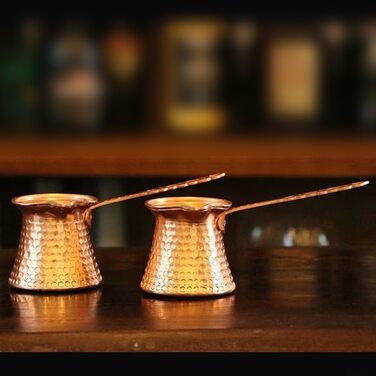 Турецька грецька арабська кавоварка Кавоварка з молотом Турецька мідна кавоварка Кавоварка з дерев'яною ручкою Турецька кавоварка