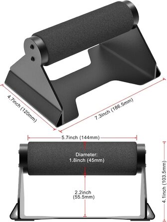 Турніри Kipika для віджимань, стійки для віджимань, ергономічні дерев&39яні ручки, нековзка гумова основа, паралельні бруси для силових тренувань та калістеніки, ідеально підходять для вправ на підлозі, чорні