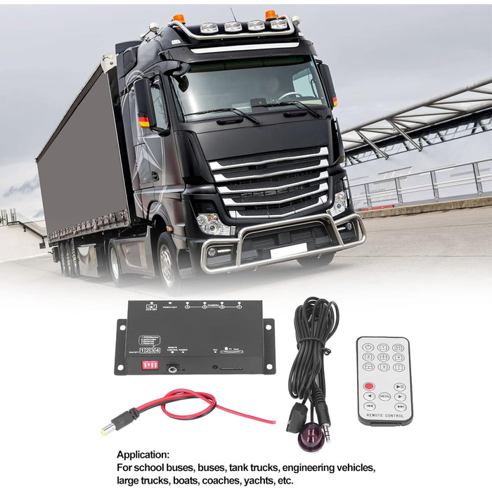 Цифровий відеореєстратор для транспортних засобів, комплект автомобільного відеореєстратора, мобільний цифровий відеореєстратор 4-