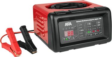 Зарядний пристрій для майстерні цифровий, зі швидким стартом, функцією утримання заряду, 20 А, червоний, чорний, струм заряду 20 А