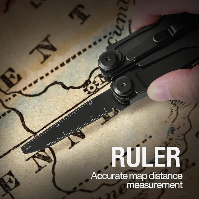 Мультитул 23 в 1 з подарунковою коробкою преміум-класу, Викрутка Пила Викрутка Відкривачка Плоскогубці Відкривачка для пляшок Кемп