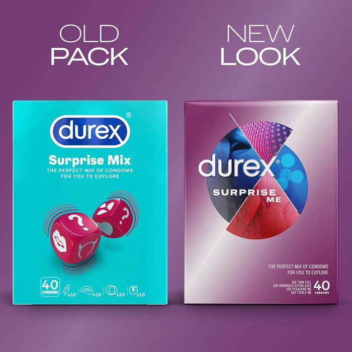 Презервативи Durex «Сюрприз мені», 80 шт