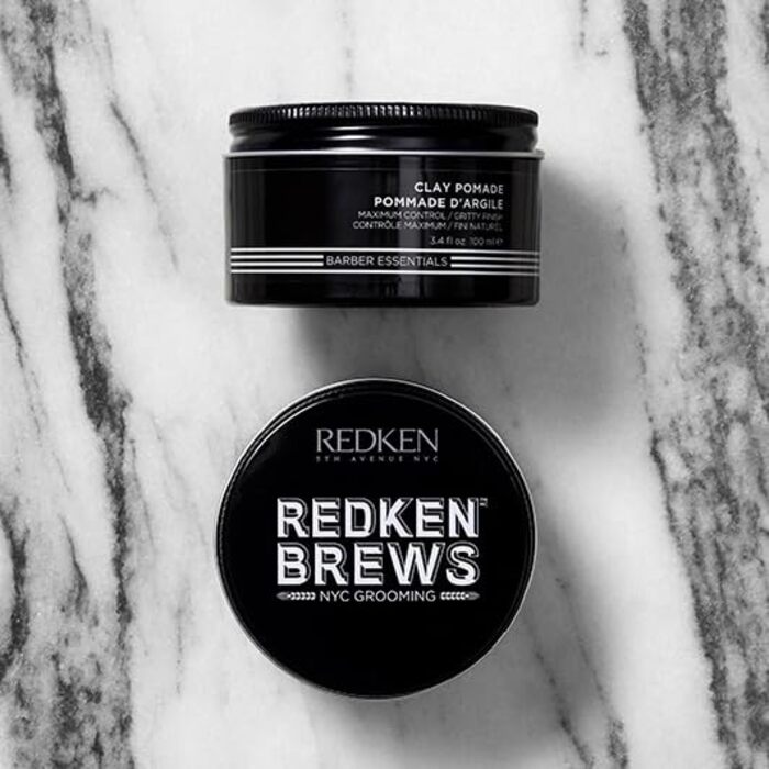 Засіб для укладання волосся Redken Brews Clay Pomade, матовий фініш, 100 мл