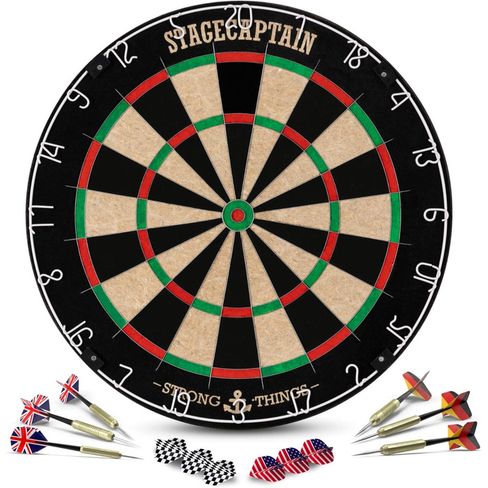 Дартс із мішенню та регульованою стійкою, чорний DBS-1715 BullsEye Pro Stagecaptain