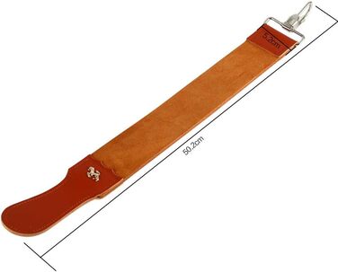 Ремінець Strop Leather Strap Real, Ремінець із натуральної шкіри, Real Leather Strop Barber Razor Складаний ніж Точилка для гоління Пояс підходить для бритв