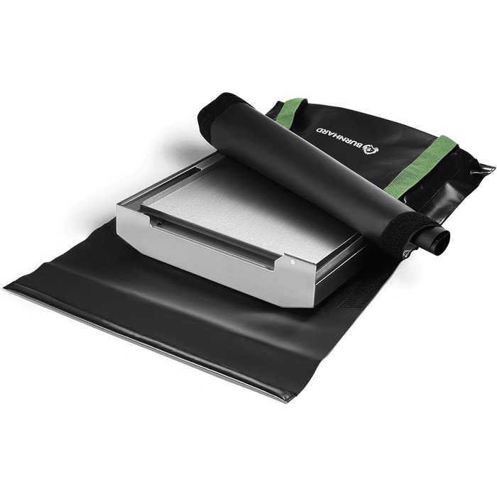 Складаний газовий гриль BURNHARD JONES з нержавіючої сталі з кришкою, 2 конфорки, 6,4 кВт, включаючи сумку для перенесення з функцією рюкзака та мультиінструмент, складаний гриль ідеально підходить для кемпінгу, складаний гриль JONES з 2 конфорками