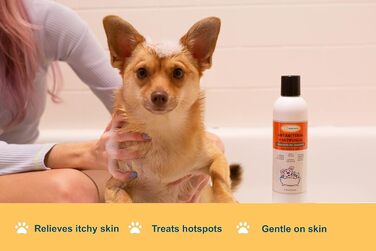 Шампунь для домашніх тварин Healthy Paw Life з лаймом та сіркою догляд за домашніми тваринами та ветеринарне рішення для сверблячої та сухої шкіри безпечний для собак, котів, цуценят, кошенят та коней