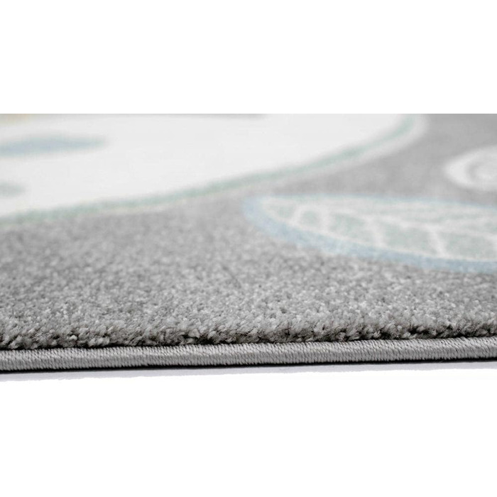 Ігровий килимок дитяча кімната кактус зебра індійський намет лев жовтий сірий крем розмір 160x230 см