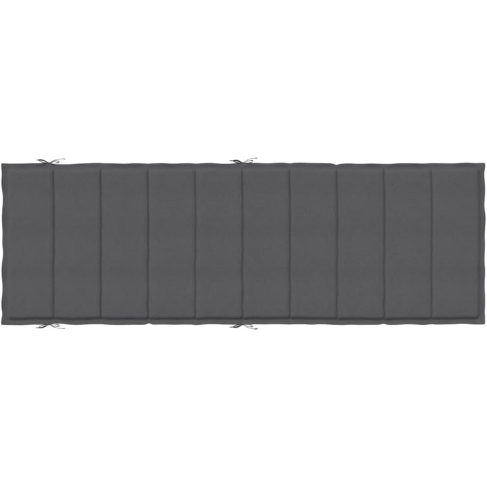 Подушка для шезлонгів CIADAZ Melange Anthracite 186x58x3 см Тканина, Подушка для шезлонга, Подушка для шезлонга, Подушка для шезлонга, Подушка для лави, Подушка для стільця для високих стільців, Подушки для шезлонгів - 4002475