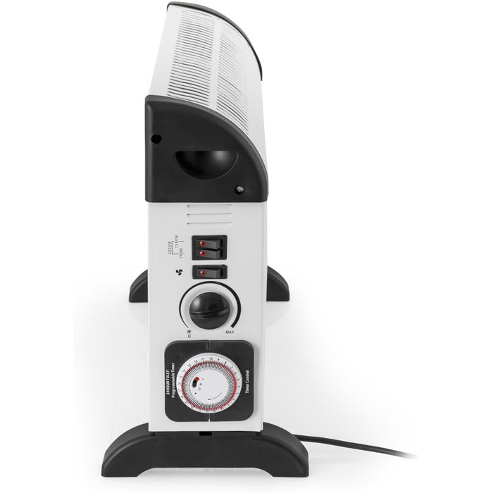 Конвекторний обігрівач TROTEC TCH 22 E Теплова потужність 750 Вт / 1250 Вт / 2000 Вт Електричний радіатор з таймером