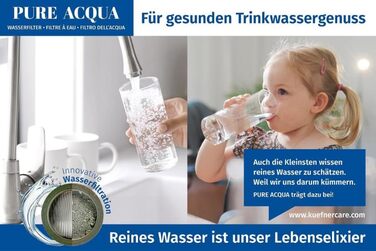 Фільтр для води Kfner Care PURE ACQUA, 2 шт. - підходить для аератора M 22 / M 24 - для чистої води з-під крана