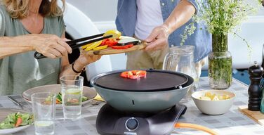 Газовий гриль Campingaz 360 Grill CV безкоштовний набір з 4 грилів CV470. Спеціальна пропозиція гриль унісекс для дорослих, антрацитовий, один розмір, для кемпінгу та активного відпочинку