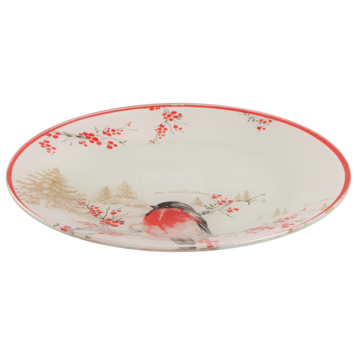 Тарілка обідня Viva NY Winter Bird, 25 см (7109511)