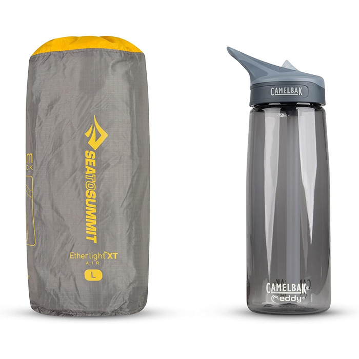 Килимок для сну Sea to Summit Ether Light XT Air Mat, надувний матрац сірого кольору, великий