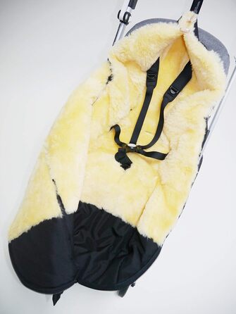 Муфта для ніг з овчини Kaiser 'ALLEX медична (чорна)