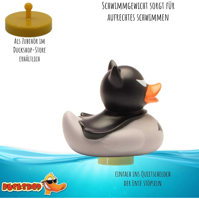 Гумова качечка Темна качечка І. качечка 7,5 см. Включаю брелок гумова качечка І подарунок фанатам Бетмена