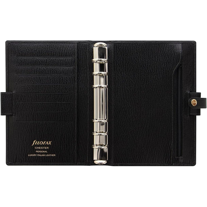 Організатор Filofax Planner Leather Chester Personal Black, 2019