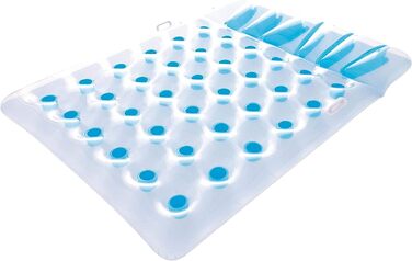 Надувний матрац Bestway, пляжне ліжко, 193 x 142 см (різнокольоровий ножний насос)