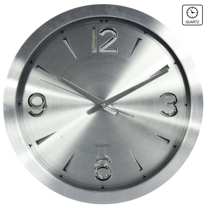 Годинник настінний Technoline 634911 Metal Silver (634911)