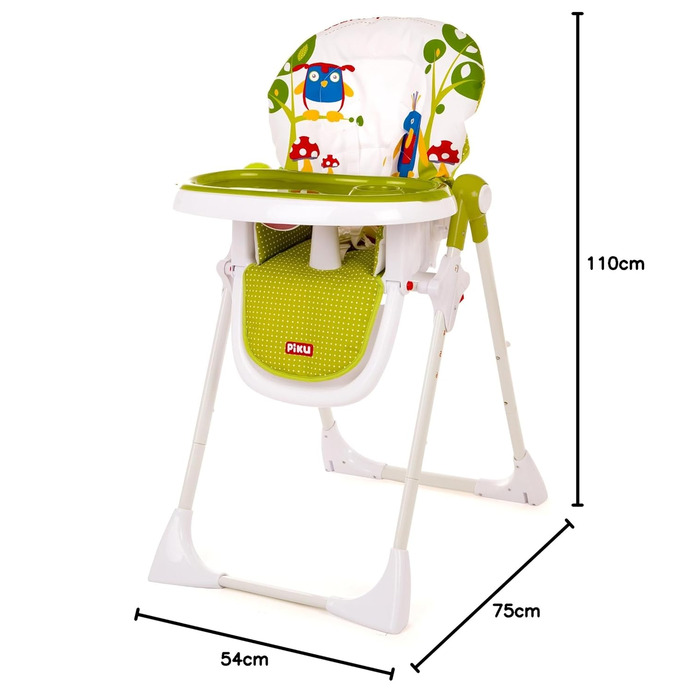Дитячий стільчик для годування з регульованою стільницею