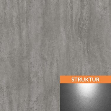 Шафа-купе настінна з полицею Шафа-купе ПВХ Maxi Ваніль 90см х 60см 90см х 60см бетон/блок.